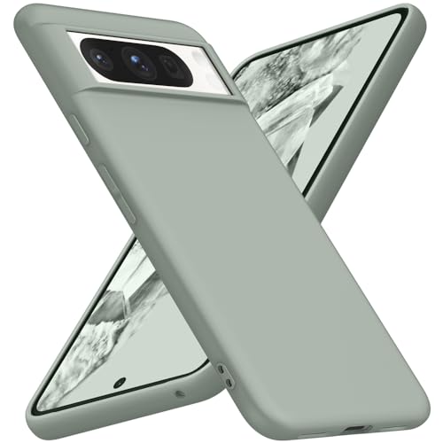 Image of X-level for Google Pixel 8 Pro Case Slim Fit Soft Flexible TPU [Guardian Series] Ultra-Thin Grip Matte Finish Coating Phone Back Cover Light Shockproof Protective Case for Women Men-Green