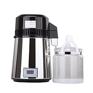 Elektrische Countertop Alcohol Distiller-Water Purifiers-Pure Dauw Machine-Home Brew Wijn Maken Kits-Voor maken Whisky Wodka, 4L (1.05Gal)