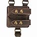 Tourbon Canvas & Leather Horizontal Shoulder Holster System with Double Magazine Pouch for Right Hand Draw Brown
