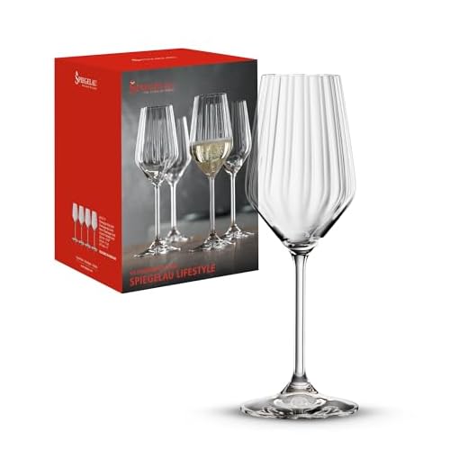 Spiegelau & Nachtmann, 4-teiliges Champagnerglas-Set, Kristallglas, 310 ml, Spiegelau LifeStyle, 4450177