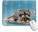 Produktbild Gaming Mouse Pad Rutschfeste Gummibasis, My Cute Pet Schnauzer Hundeliebhaber mit Blase, für Computer Laptop Office Desk