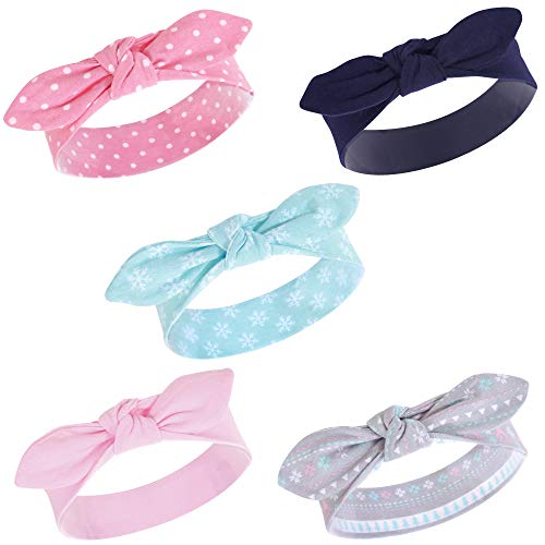 Image of Hudson Baby Cotton and Synthetic Headbands, Size 0-24 Months