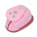 Unendlich kombinierbar efco 1791011 Stanzer M, Kreise Motivstanzer, Kern: Metall, Pink, 7,5 x 5 x 5 cm