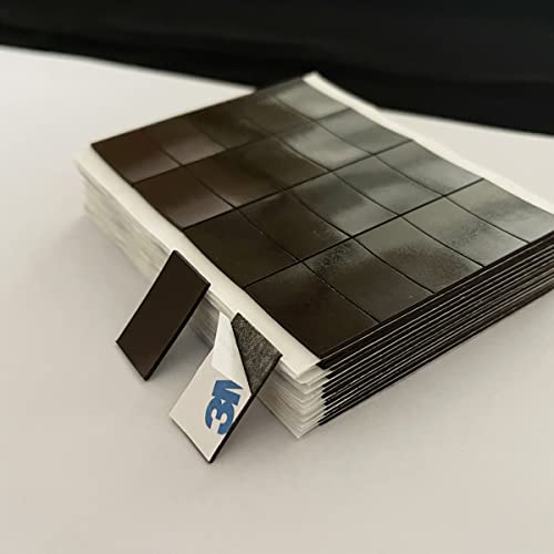 Magnetic Squares For Watercolor Full Pans - 100 Pieces Magnet Tape With 3M Strong Adhesive Backing - Diy Art Projects, Whiteboards #TOP7