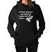 TeeStars Women's - Delusional Unicorn Hoodie Medium Black