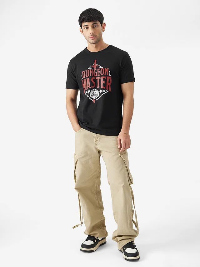 Image of INKKR Men's Solid Regular Fit T-Shirt