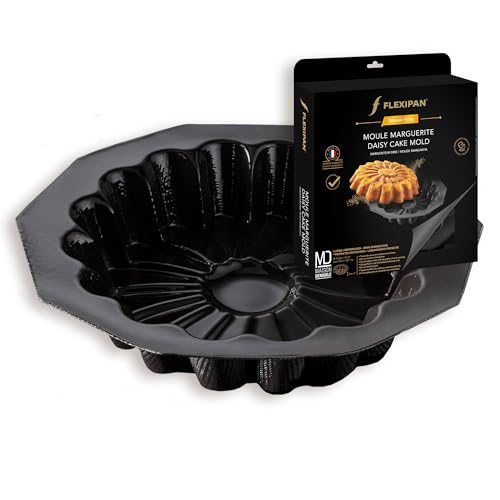 Flexipan by Silpat® Backform – die originale Antihaftform, handgefertigt in Frankreich seit 1965, von Weltklasse-Köchen vertraut – zertifizierte lebensmittelechte Flexipan®-Technologie (Daisy Cake)