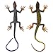 NUOBESTY Realistic Fake Lizards Artificial Model Reptile Lizard Plastic Lizards Action Figures Trick Playthings, 2Pcs