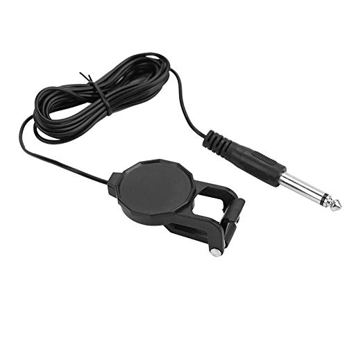 Bnineteenteam Micro Piezo, Microphone à Fixation Micro Piezo Pickup Ukulélé Guitare Acoustique Violon avec Prise Audio 6.35mm et câble Audio 3 mètres