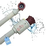 seguro lavadora APLICACIÓN UNIVERSAL - Nuestra manguera aquastop, que es verificado por VDE, es apto para todas lavadoras y lavavajillas independiente de su fabricante - válvula de seguridad y seguro de abrir incluido.