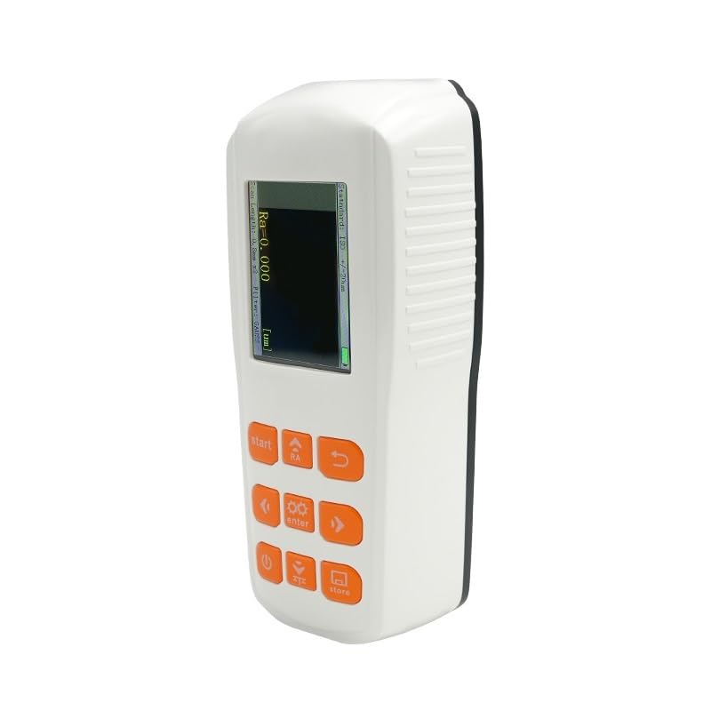 Probador de rugosidad de superficies digital BC-200 profesional for medición de superficies no destructiva con resolución de 0,002 m(BC-200+Curved Surface Sensor)