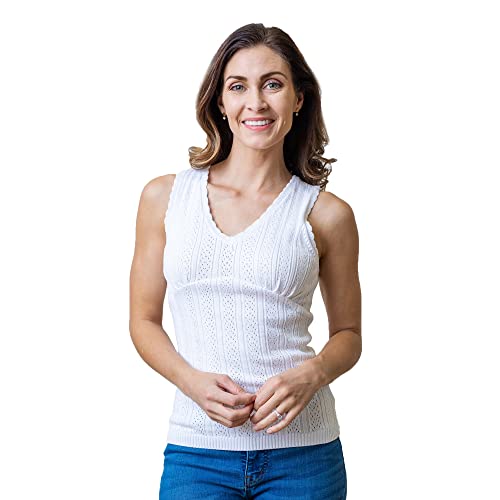 Image of Hope & Henry Women's V-Neck Sweater Tank