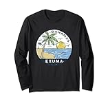 Photo Gallery exuma bahamas illustrated ocean vintage maglia a manica Photo Gallery exuma bahamas illustrated ocean vintage maglia a manica