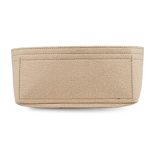 Purse Organizer Insert For Handbags, Cotton Blend Bag Tote In Medium Size Speedy Neverfull, Beige #TOP1