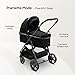 Mompush Wiz 2 in 1 Baby Stroller with Infant Pramette Mode, One Hand Fold Convertible Newborn to Toddler Stroller with Reversible Seat and Large UPF 50+ Canopy