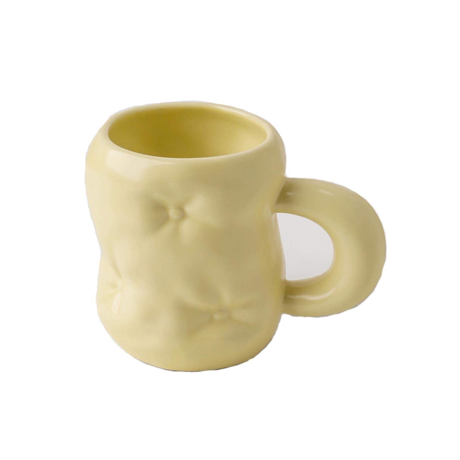 MRKU Tazze da caffè, Tazze da tè, Tazze da Latte, Tazze in Ceramica Creative, Grandi capacità, Tazze da caffè, Tazze da Coppia, Regalo per Ragazza, 13,2 Once per Cappuccino