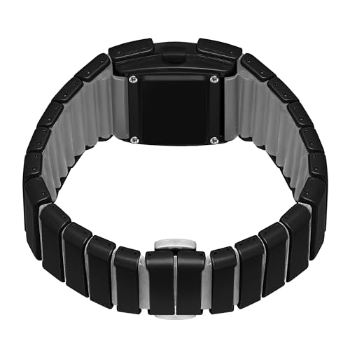 Image of Shocknshop Digital Sleek Minimal Design Multifunctional Electronic LED Black Dial Unisex Wrist Watch for Men Women -WCH376