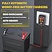 2A Trickle Battery Charger Automatic Maintainer 6V 12V Smart Float Charger for Automotive Car Motorcycle Lawn Mower Tractor SLA ATV AGM Gel Cell Lead Acid Batteries