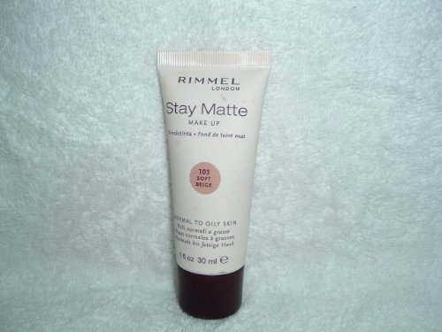 RIMMEL STAY MATTE FOUNDATION~SOFT BEIGE 103 PACK OF 2