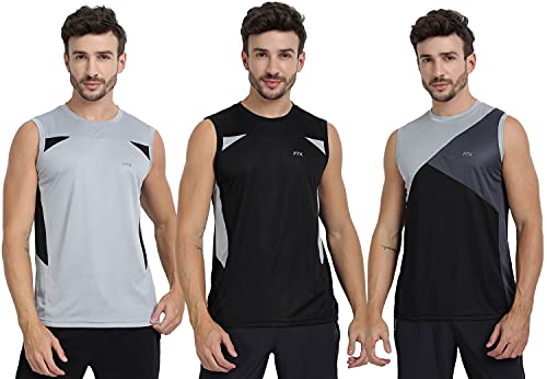 Image of FTX Men's Solid Regular Fit T-Shirt