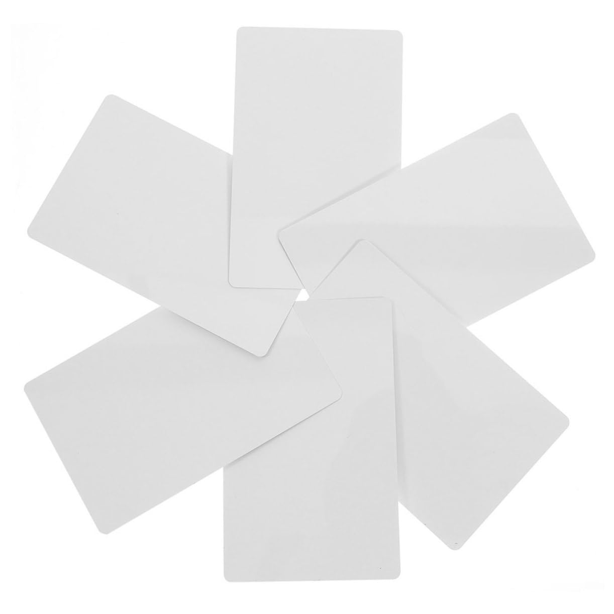 DOITOOL 3 Series Tarjetas De Visita De Metal Sublimación Tarjetas De Negocios Material Resistente Para Diy 50 Piezas*3