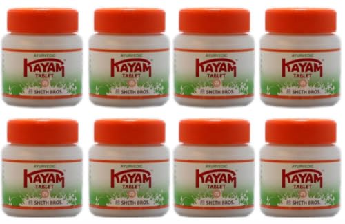 Pack of 8 - Ayurvedic Kayam Tablet - 30 Tablets(Ship from India)