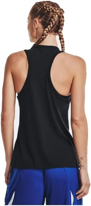 Under Armour Women's UA HeatGear Muscle Tank, Black - Large