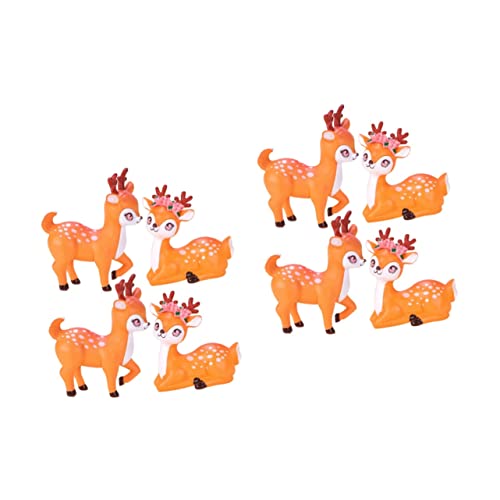Figurines de cerf Feng Shui pour décoration de bureau et maison zen