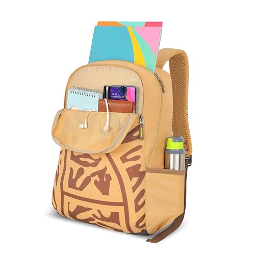 Image of American Tourister Max 3.0 | 29 Ltrs | 2 Compartments | Bottle Pocket | Ergonomic Padded Back Panel & Shoulder Straps | School Backpack for Boys & Girls | 1 Year International Warranty | Brown
