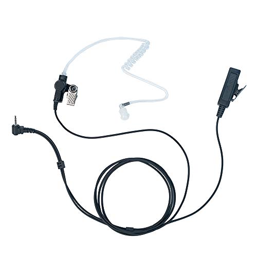 Image of 2 Wire Covert Acoustic Tube Earpiece Headset PTT MIC for 1 PIN 2.5MM Motorola Talkabout Walkie Talkie 2 Way Radio MD200TPR MH230R MR350R MS350R MT350R MG160A MH230TPR