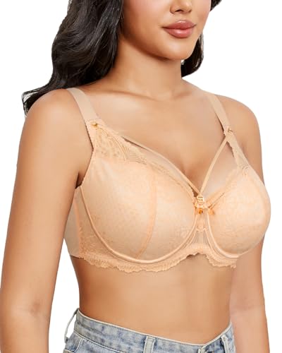 Image of Sexy Lace Bras for Women Plus Size Push Up Bra Full Coverage Underwire Bra