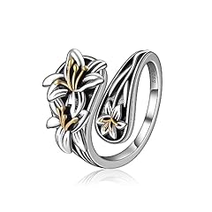 6# Lilies Spoon Rings