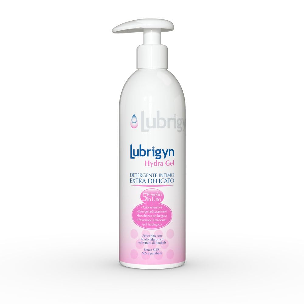 Hydra Gel - Limpieza íntima suave 5 en 1, efecto calmante, purificador, frescura duradera, protección íntima diaria y protección contra olores para toda la familia, sin parabenos (6 paquetes de 400 ml