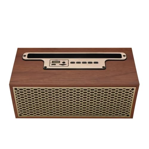 Vintage Wood Grain Bluetooth Speaker Wireless Subwoofer Radio Portatile Stereo Supporto per Telefono