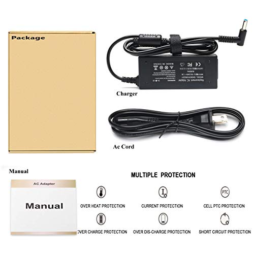 19.5V 2.31A 45W Emaks Ac Adapter/Laptop Charger/Power supply for HP PAVILION 15-F:15-f111dx 15-f272wm 15-f211wm 15-f271wm 15-f233wm 15-f387wm 15-f211nr 15-f337wm 15-f224wm 15-f269nr 15-af093ng and mor - Thumbnail 4