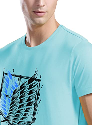 Image of ADRO Men's 100% Cotton Regular Fit T-Shirt