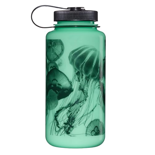 Nalgene 32oz Tritan Wide Mouth Water Bottle (Glow Jellyfish)