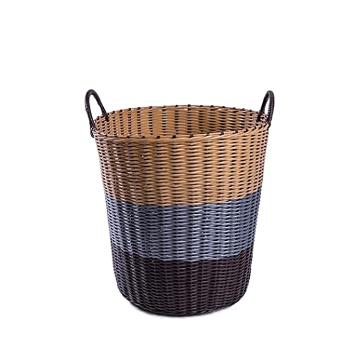 Panier à linge en rotin anti-humidité pour stocker le linge sale