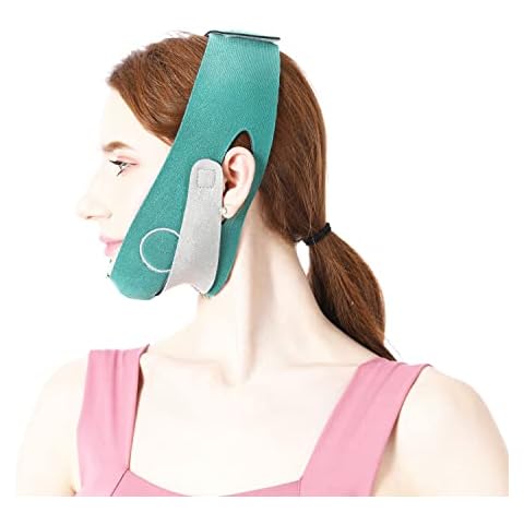 Face Slimming Strap, Double Chin Reducer Reusable Double Chin Reducer Face V Line Lifting Strap Chin Strap for Women or Men Anti-Wrinkle Face Strap for Double Chin and Saggy Face Skin Cover