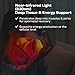 EMR-TEK Firefly Portable Red Light Therapy for Face & Body | Blend of Red (630nm 670nm) & Near-Infrared (830nm) Light | First-Ever Cordless COB Red Light Device | Flicker-Free, Travel Case Included