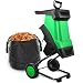 Elektrischer Laubhäcksler 2400 W, 4500 U/min, geräuscharm 110 dB, 50 l Kapazität für schnelle Gartenreinigung, ideal für Kompost- und Mulchherstellung