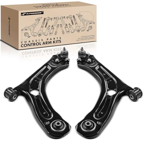 A-Premium 2 x Front Lower Control Arm, with Ball Joint & Bushing, Compatible with Volkswagen Passat 2012-2021, Beetle 2012-2019