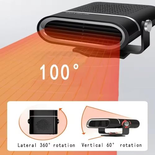 Calefactor Eléctrico Portátil Convectivo Batería 12V miniatura 5