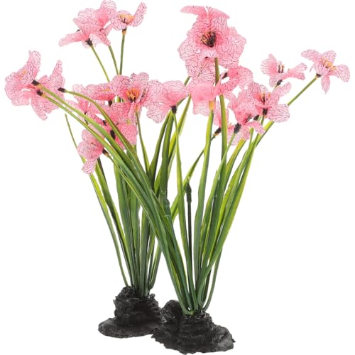 NOLITOY Pink Aquarium Decor
