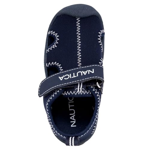 Image of Nautica Kids Water Shoes for Boys Girls Toddler Quick Dry Swim Shoes Aqua Socks Beach Pool Closed Toe Barefoot Summer Watershoes for Toddlers Size 5-12
