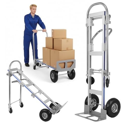 Carretilla convertible de aluminio con 4 ruedas miniatura 6