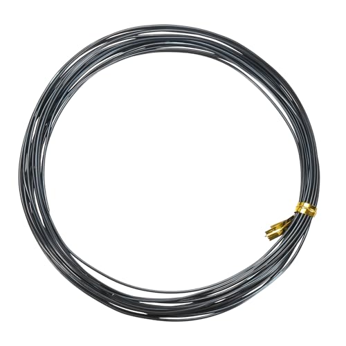 YELARXI Filo per addestramento bonsai, 1 mm x 5 m, in alluminio anodizzato, per addestramento di piante floreali, pieghevole, steli in metallo, accessori per giardinaggio, fissaggio rami artigianali