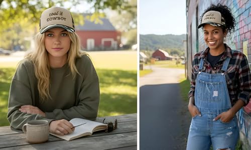 Image of Embroidered Lettering Print Truck Hat Baseball Cap Trucker Mesh Snapback Hat