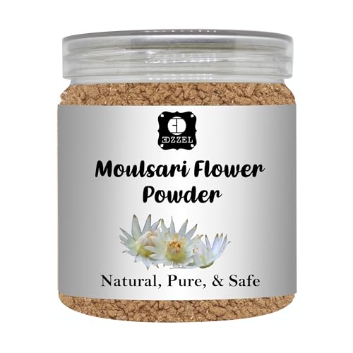 EDZZEL Natural Moulsari Flower Powder 7.05 OZ / 200 GM | Pack Of 1 Box