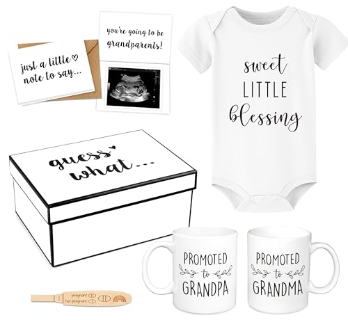 Pregnancy Announcement for Grandparents, Baby...